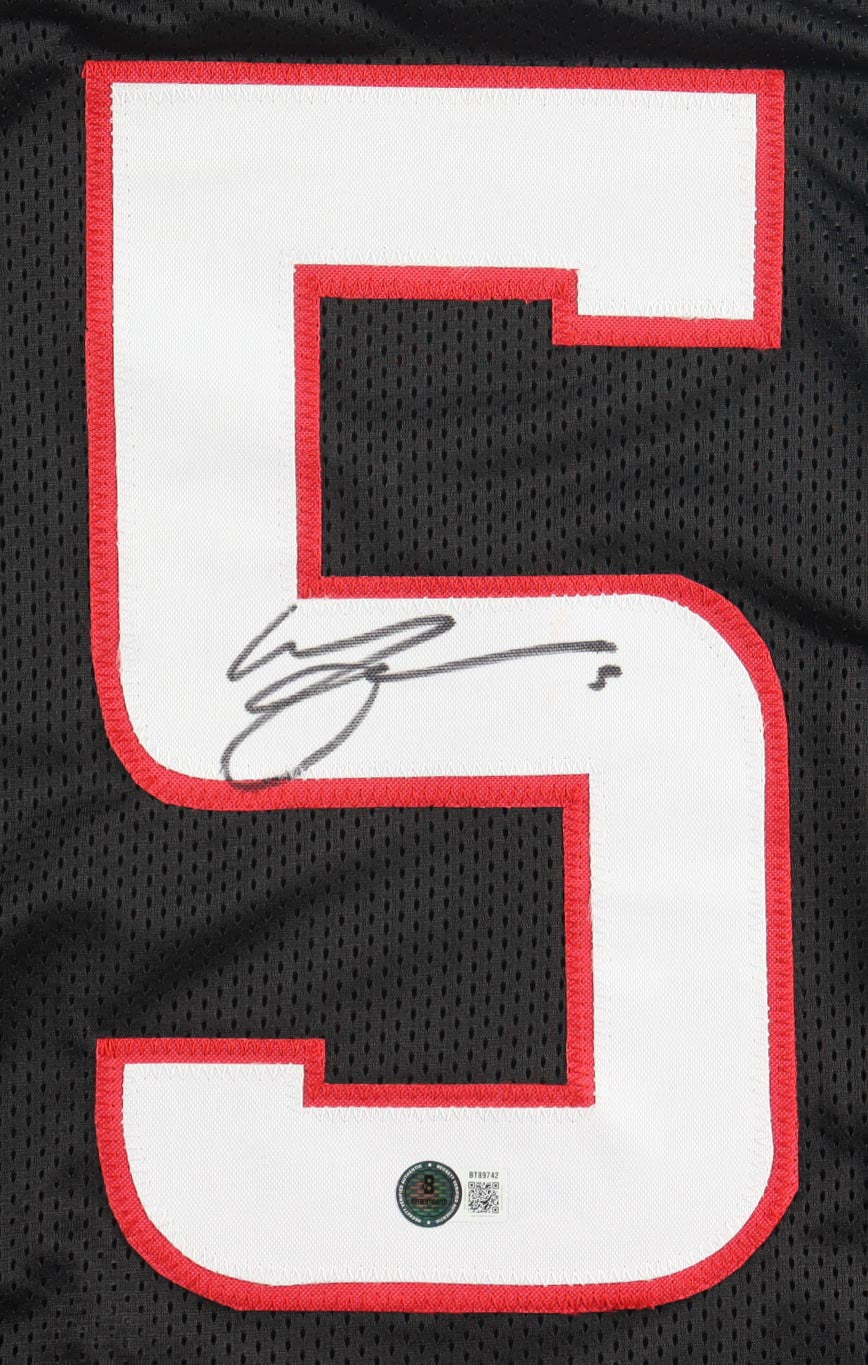 Michael Crabtree Autographed Texas Tech Red Raiders Football Jersey | Beckett Certified Signature | College Football Legend