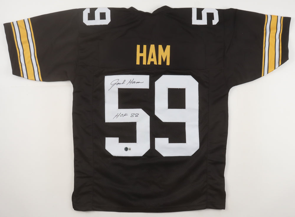 Jack Ham Signed Jersey Inscribed "HOF 88" (Beckett)