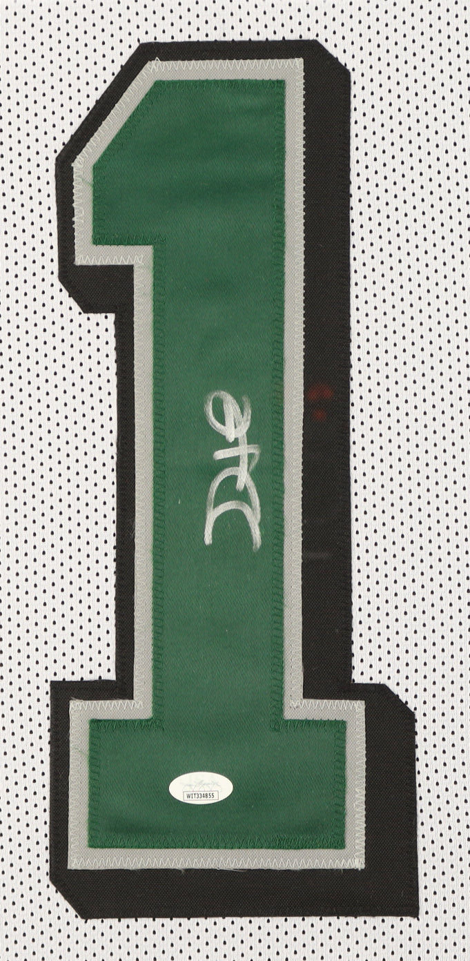 Jalen Hurts Autographed Framed Football Jersey | JSA Certified Signature | Eagles Superstar Memorabilia