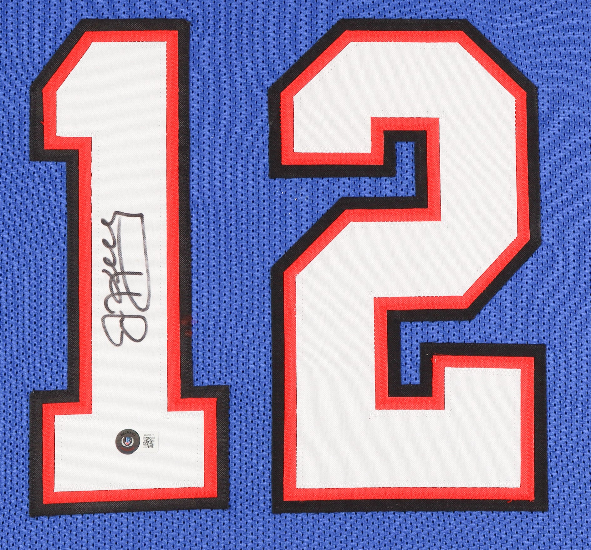 Jim Kelly Autographed Custom Framed Football Jersey Display | Beckett Certified Signature | NFL Hall of Famer