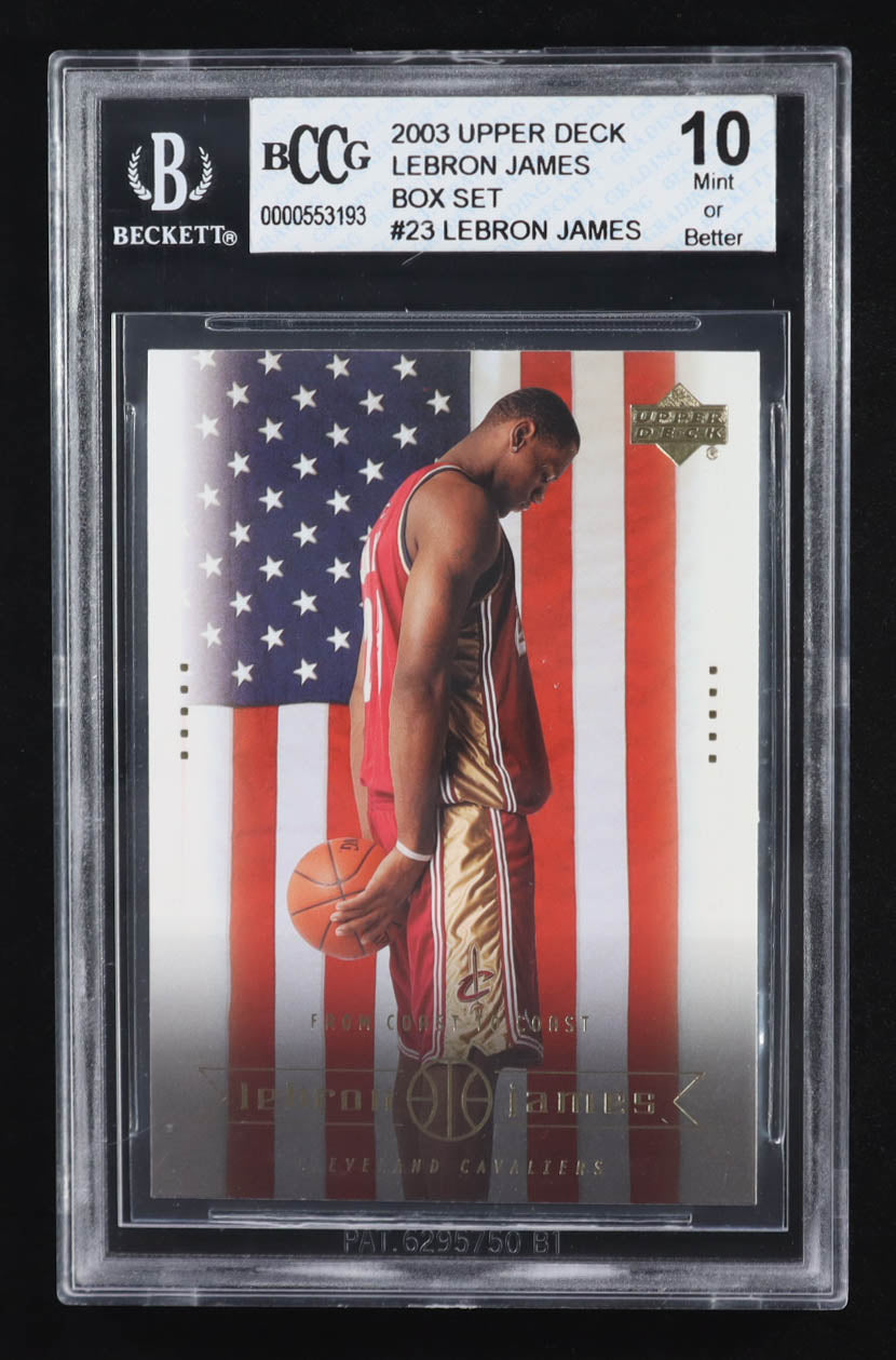 Lebron James 2003 Upper Deck Box Set #23 RC (BCCG 10)