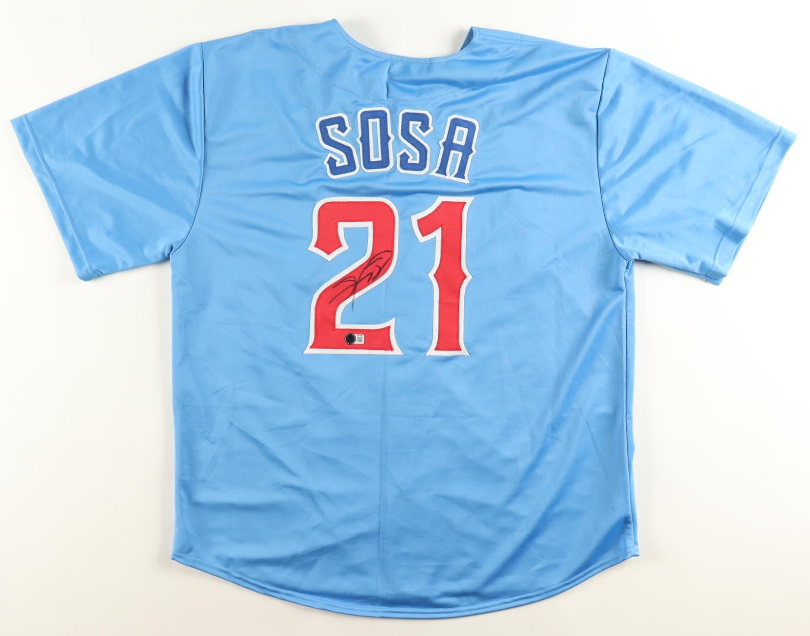 Sammy Sosa Signed Jersey (Beckett)