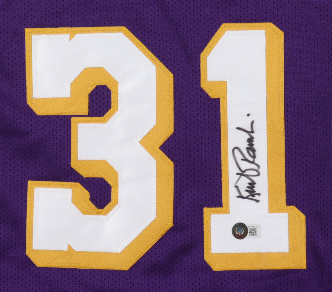 Authentic Kurt Rambis Autographed Jersey Beckett COA