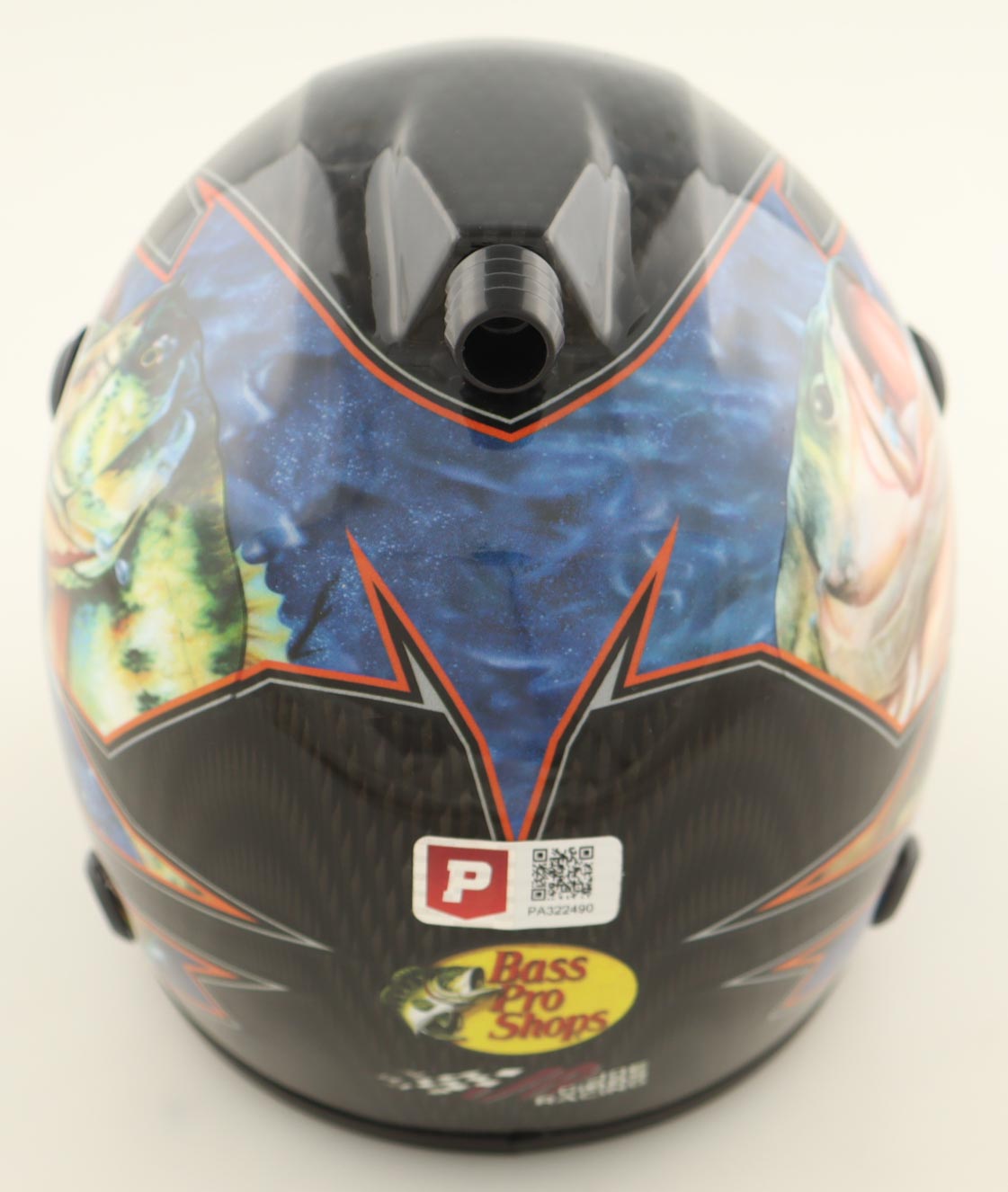 Authentic Martin Truex Jr. Autographed NASCAR Bass Pro Shops Mini Helmet PA COA