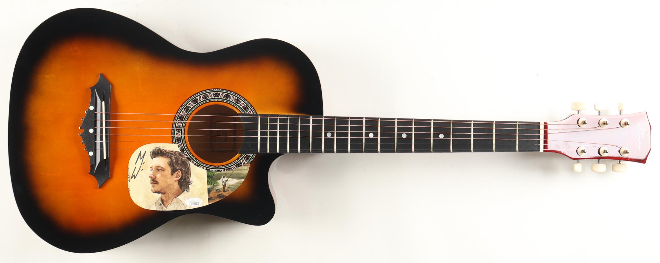Morgan Wallen Autographed Guitar w/ Signed Custom Insert Pickguard | JSA Certified | Country Music Memorabilia