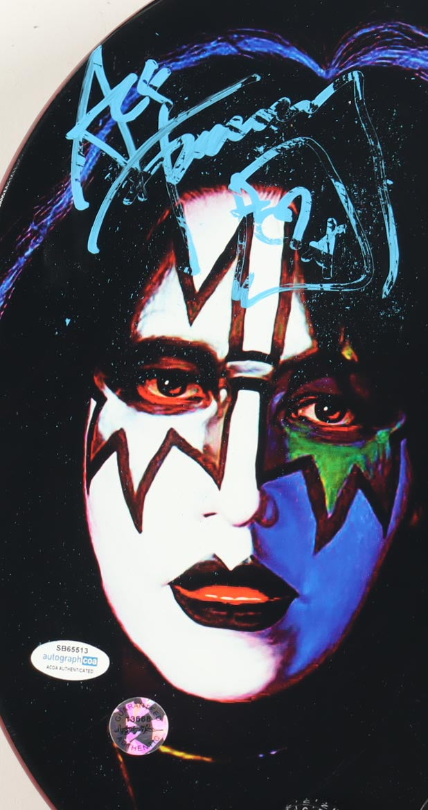 Authentic Ace Frehley Autographed Full-Size Custom Electric Guitar with Hand-Drawn Ace Sketch COA