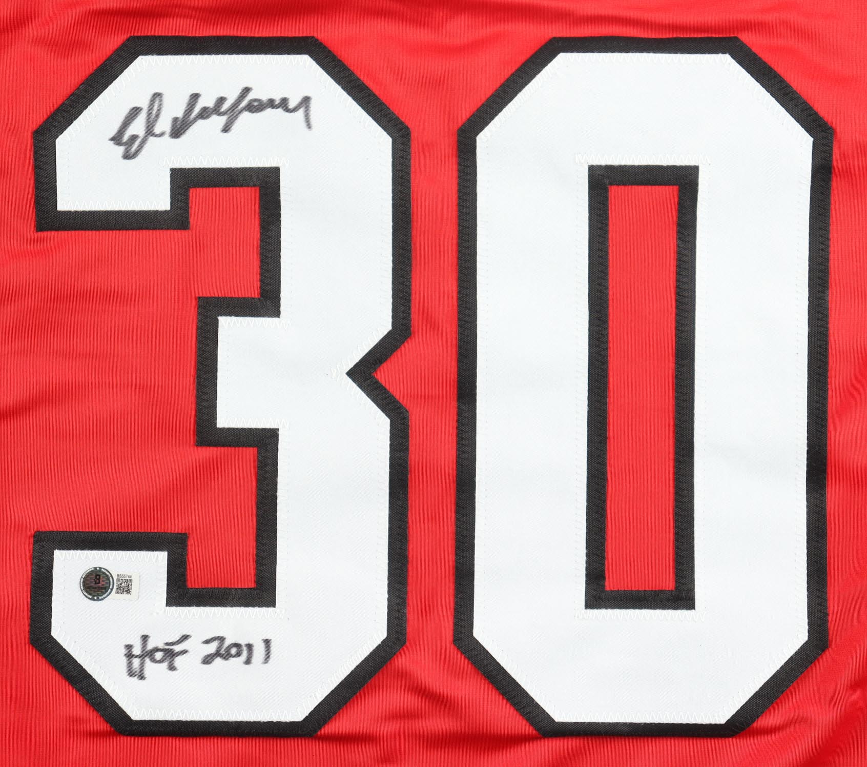Ed Belfour (HOF) Signed Blackhawks Jersey
