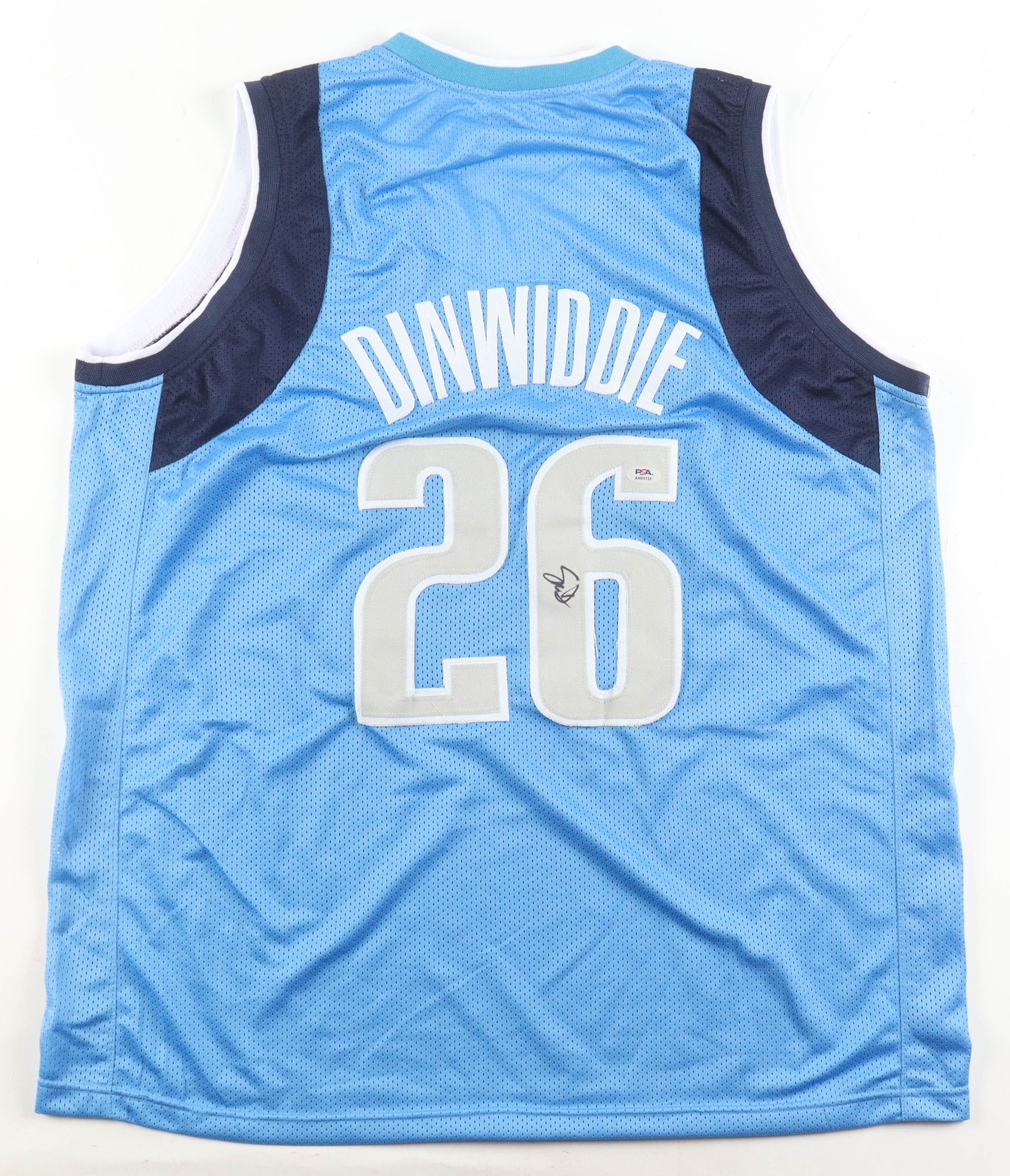 Spencer Dinwiddie Autographed Dallas Mavericks Basketball Jersey | PSA Certified Signature | NBA Memorabilia