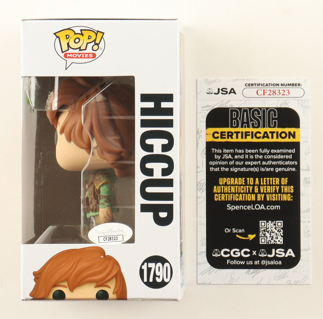 Mason Thames Signed "How to Train Your Dragon " #1790 Hiccup Funko Pop Vinyl Figure (JSA)