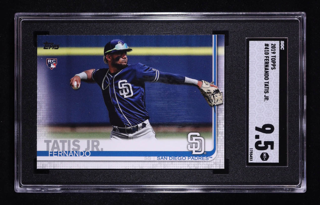 Authentic Fernando Tatis Jr. 2019 Topps #410 SGC 9.5 Rookie Card