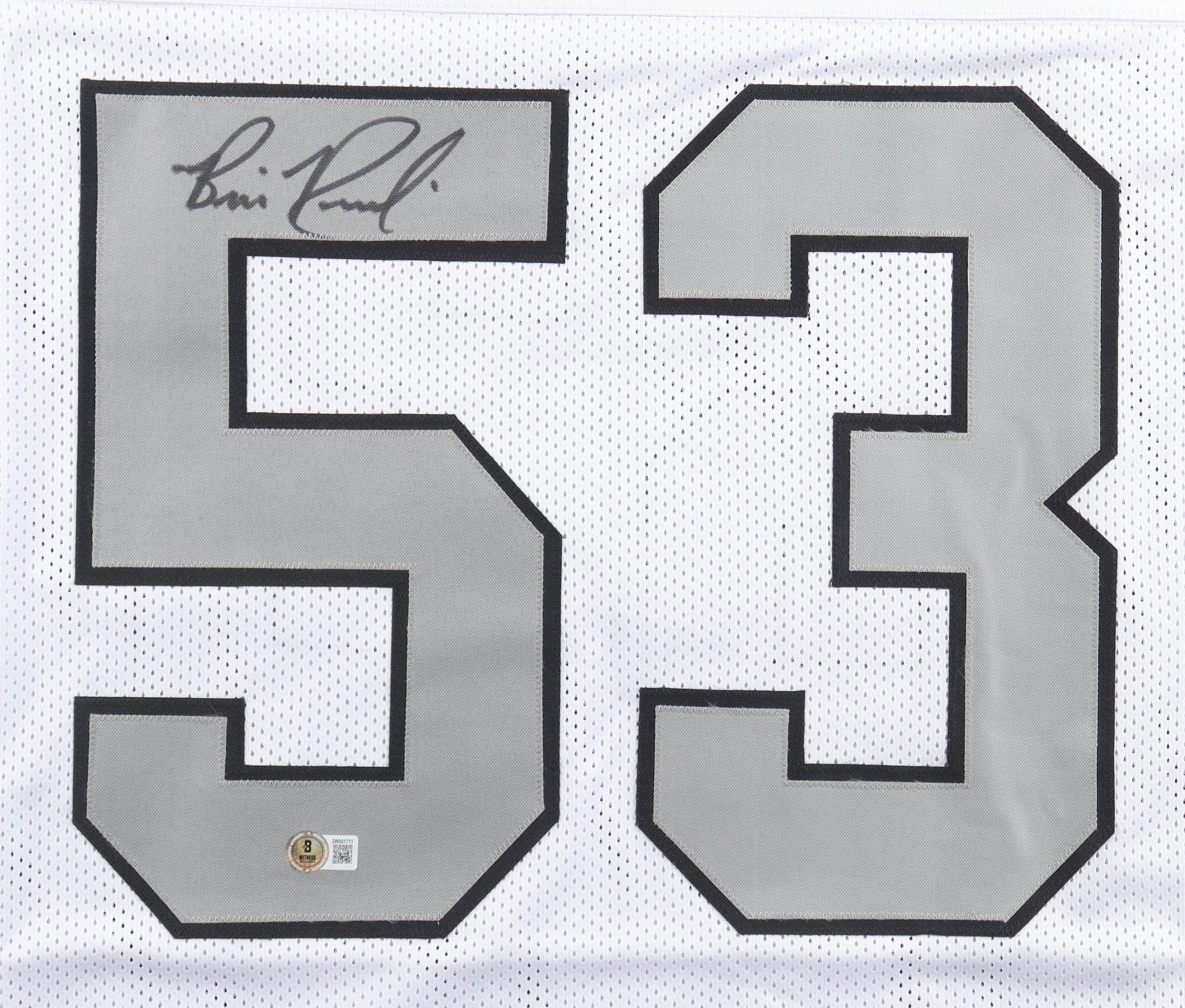 Bill Romanowski Signed Raiders Jersey