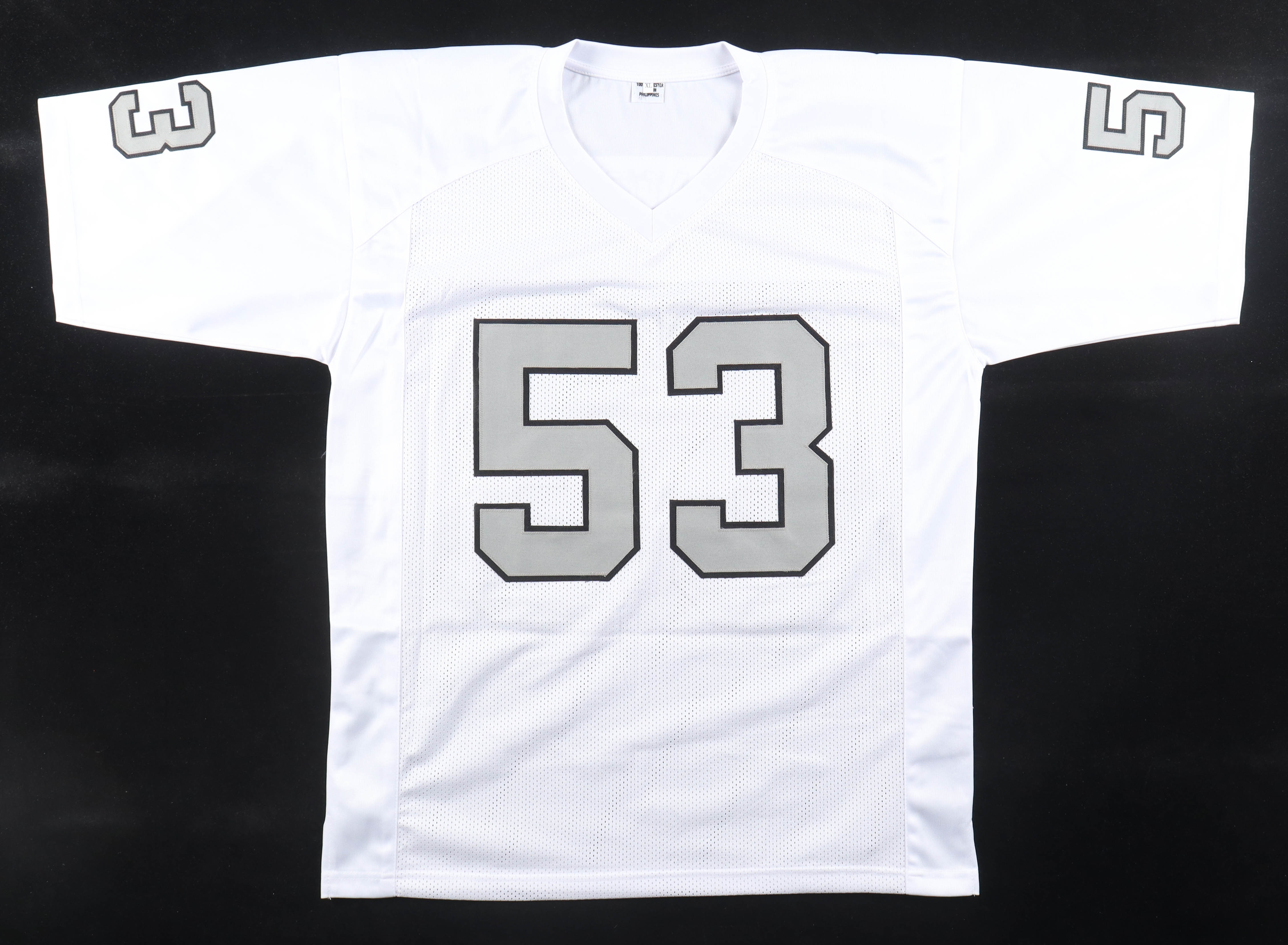 Bill Romanowski Signed Raiders Jersey