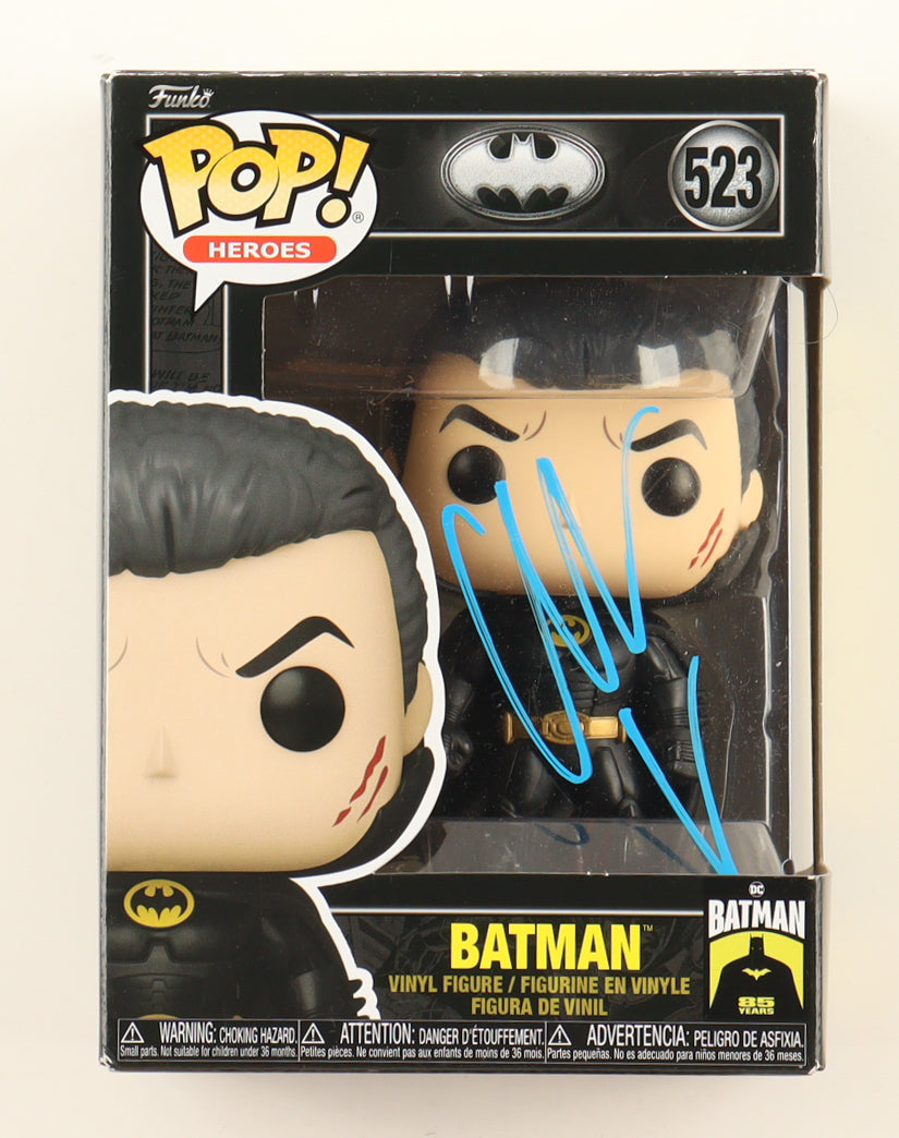 Christian Bale Autographed Batman Funko Pop #523 | Dark Knight Trilogy | AWM Certified Signature