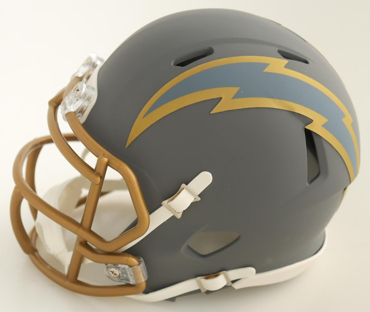 LaDainian Tomlinson Signed Chargers Slate Alternate Speed Mini Helmet (Beckett)