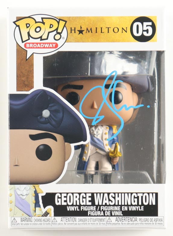 Christopher Jackson Signed “Hamilton” #05 George Washington Funko Pop! Vinyl Figure (Beckett COA)