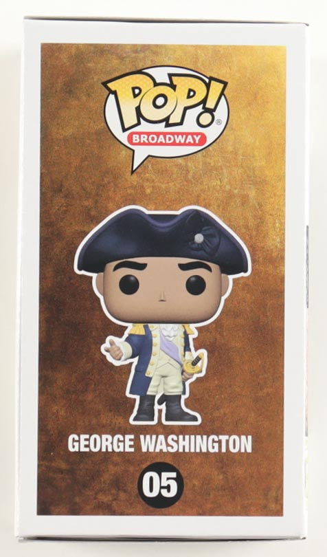Christopher Jackson Signed “Hamilton” #05 George Washington Funko Pop! Vinyl Figure (Beckett COA)