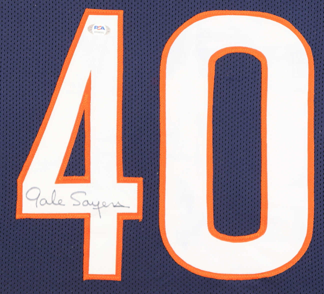 Authentic Gale Sayers Autographed Custom Framed Jersey Display PSA COA