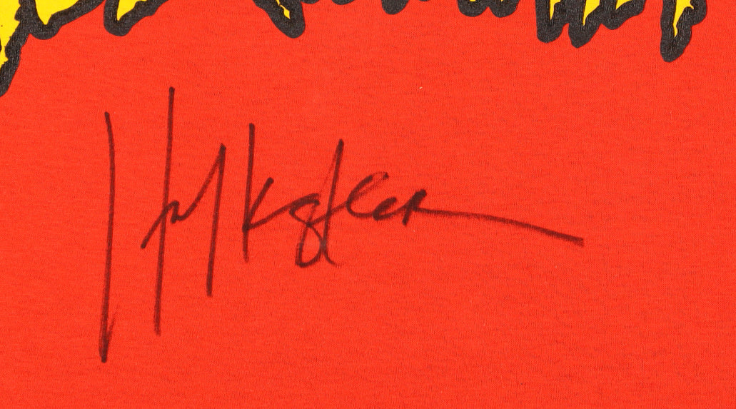 Authentic Hulk Hogan Autographed Hulkamania Custom Framed T-Shirt Display PIA COA