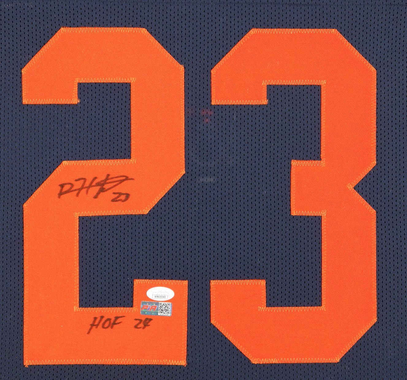 Devin Hester Autographed Custom Framed Football Jersey Display | Inscribed “HOF 24” | JSA & PIA Certified