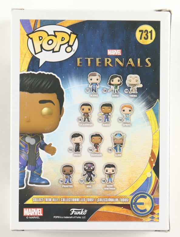 Kumail Nanjiani Autographed Kingo Funko Pop #731 | Eternals | JSA Certified Signature