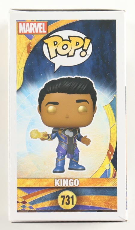 Kumail Nanjiani Autographed Kingo Funko Pop #731 | Eternals | JSA Certified Signature