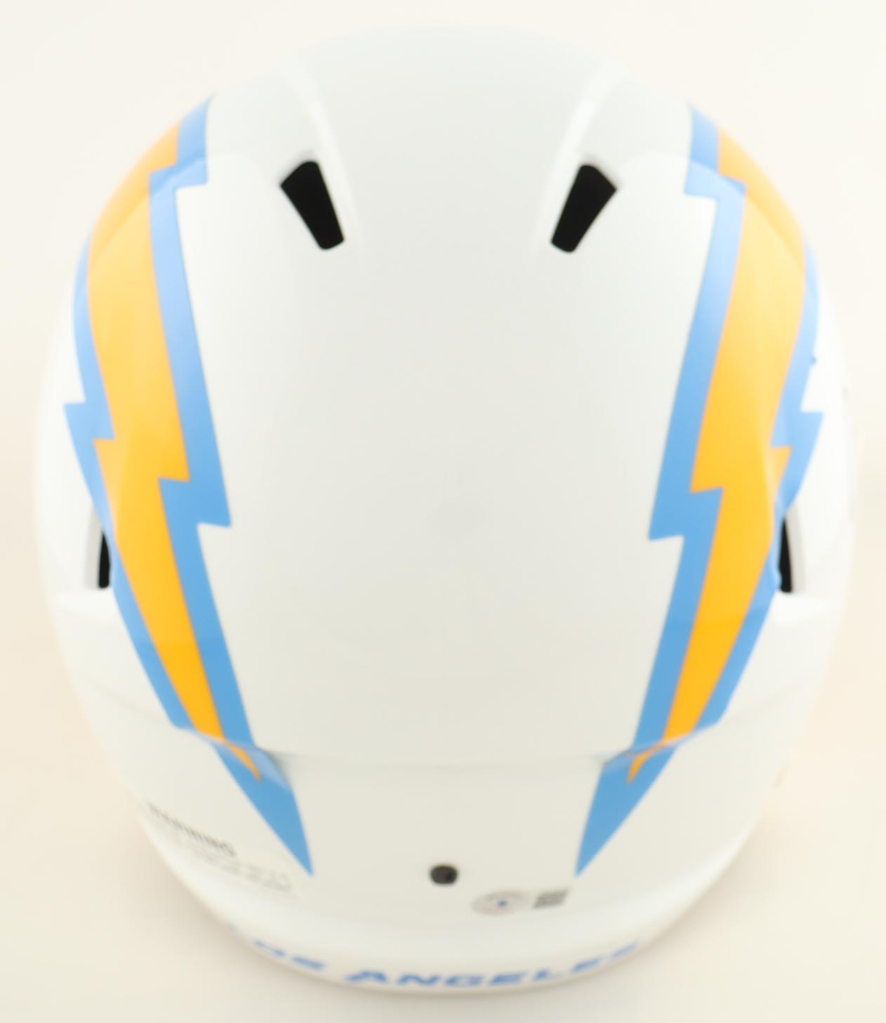 Justin Herbert Signed Chargers Full-Size Speed Helmet Inscribed "2020 NFL ROY" (Beckett)