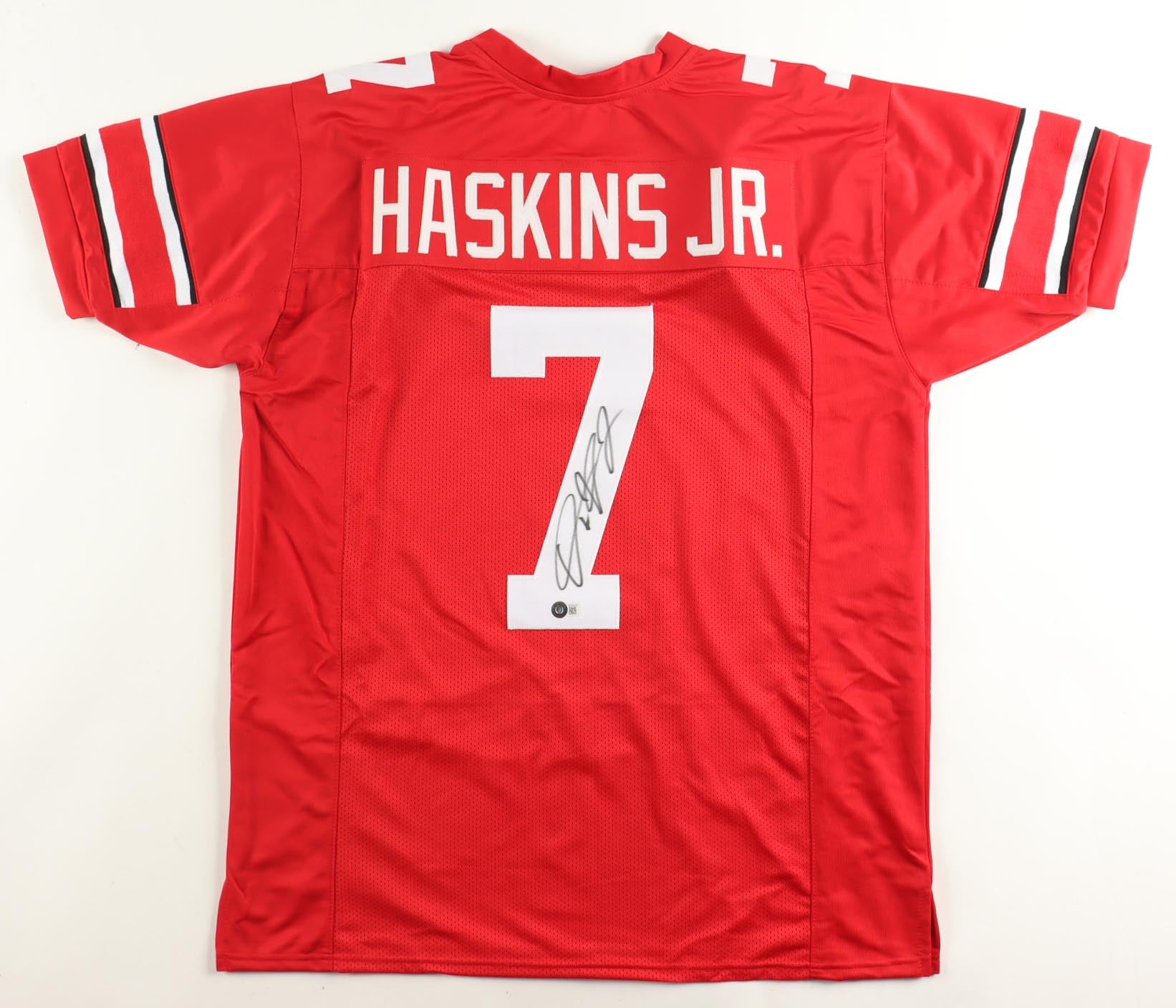 Dwayne Haskins Jr. Autographed Football Jersey | Beckett Certified Signature | NFL & Ohio State Memorabilia