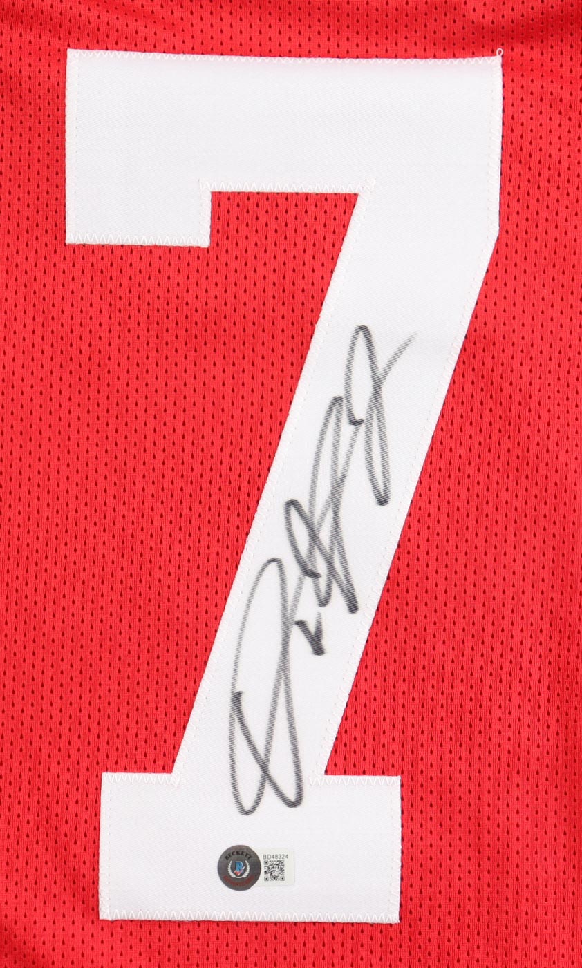 Dwayne Haskins Jr. Autographed Football Jersey | Beckett Certified Signature | NFL & Ohio State Memorabilia