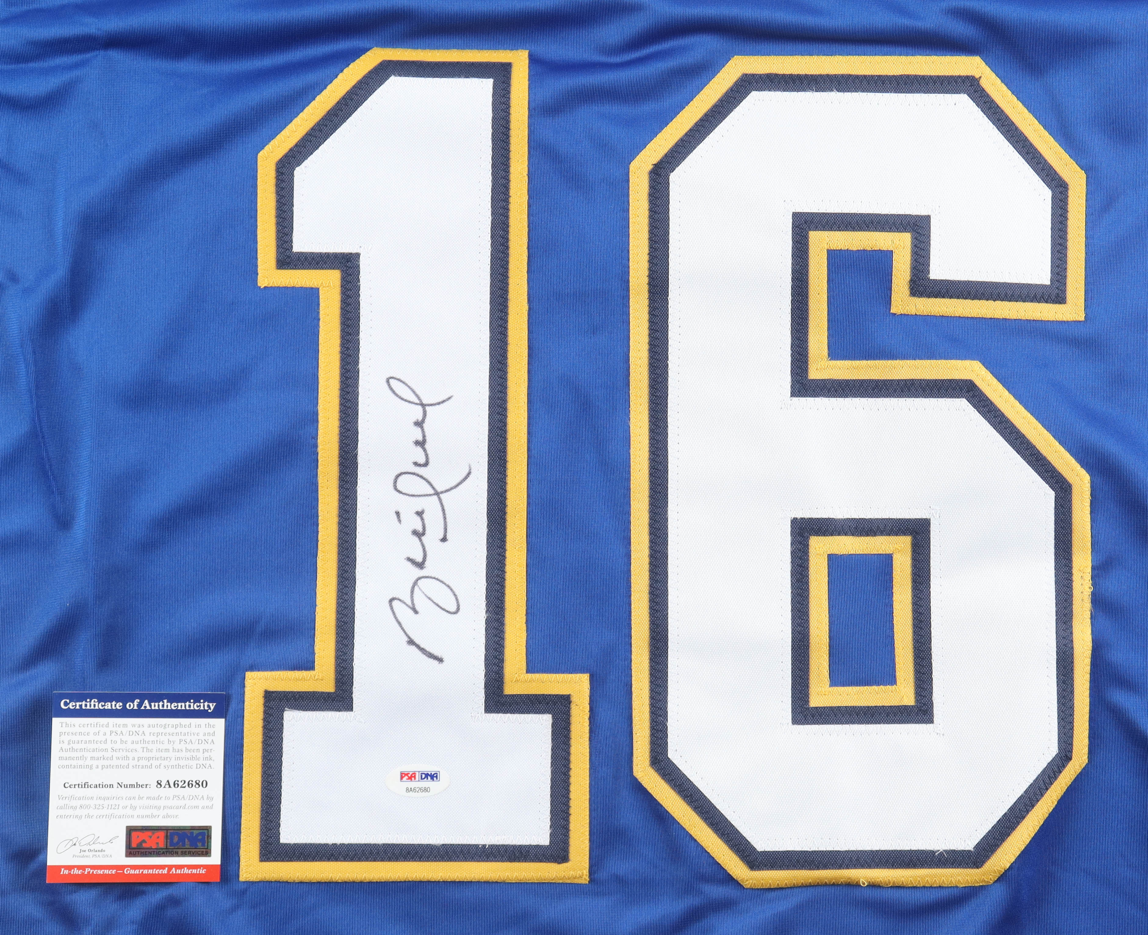 Brett Hull Signed Jersey (PSA COA)