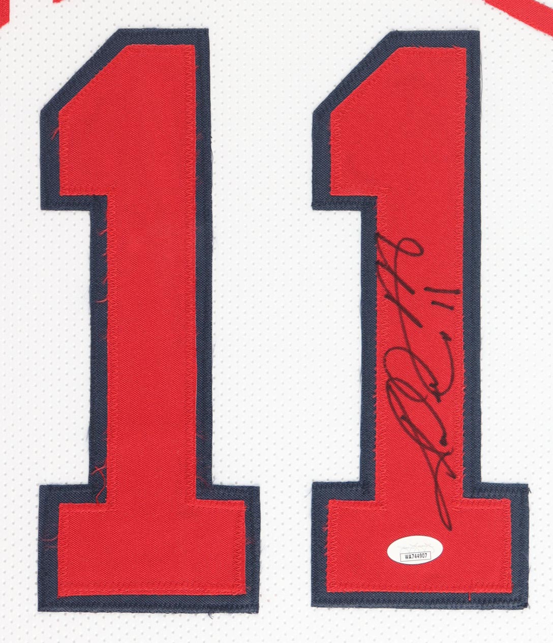 Authentic Karl Malone Autographed Custom Framed Jersey JSA COA