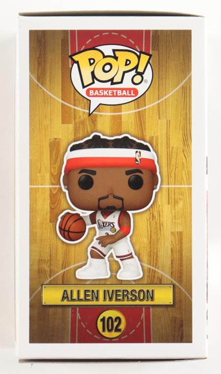 Allen Iverson Autographed Philadelphia 76ers Funko Pop #102 | JSA Certified Signature | NBA Hall of Famer