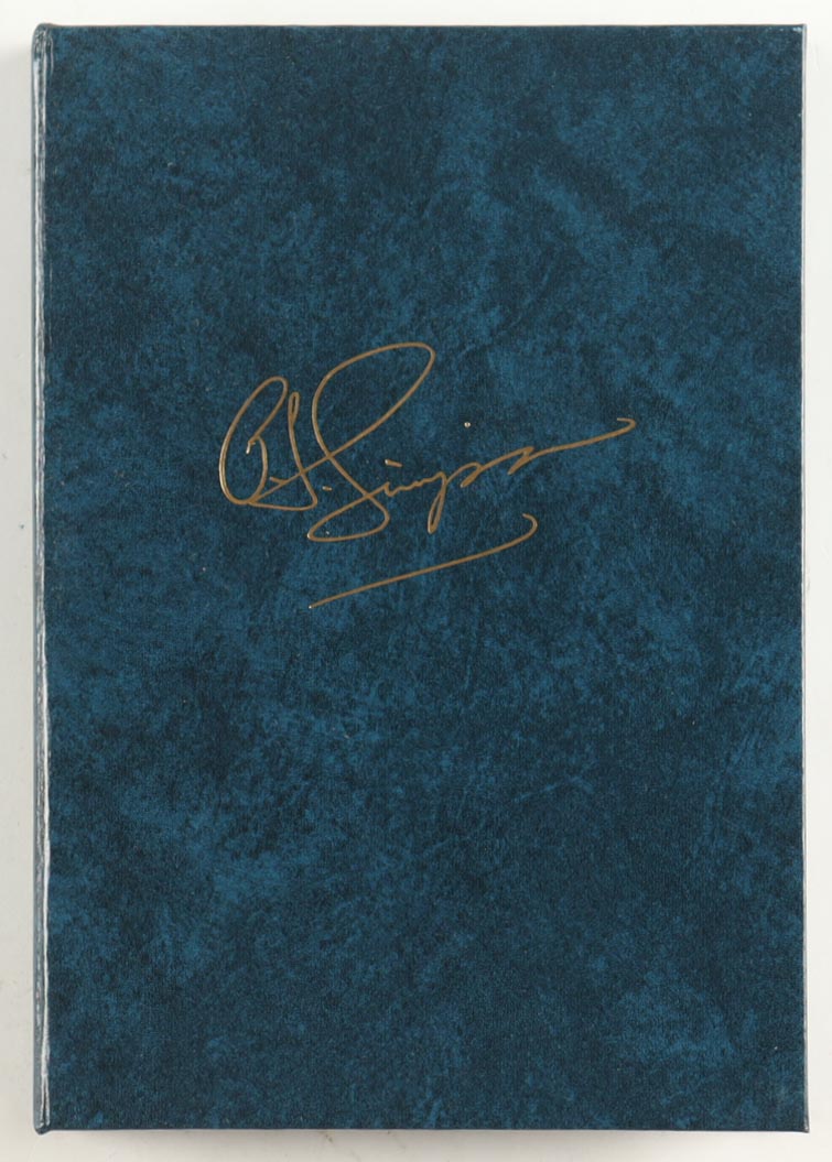 O.J. Simpson Autographed “I Want to Tell You” Limited Edition Hardback Book | Signed Copy | Little, Brown and Company