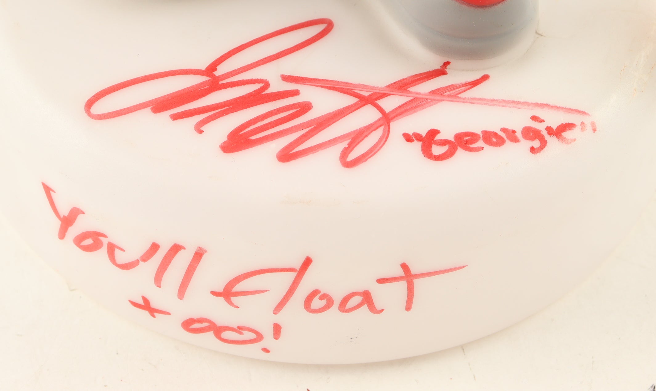 Jackson Robert Scott Autographed “IT” Pennywise Character Lamp | Inscribed “Georgie / You’ll Float Too!” | JSA Certified