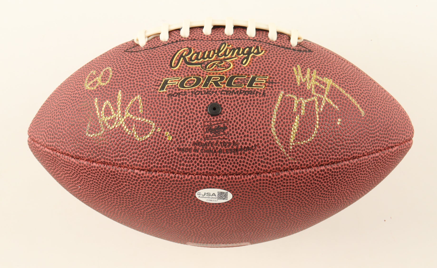 Method Man Autographed NFL Football Inscribed “Go Jets” | JSA Certified Signature | Hip-Hop & NFL Memorabilia