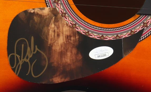 Kelly Clarkson Autographed Guitar with Signed Pickguard | JSA Certified Signature | Music Memorabilia