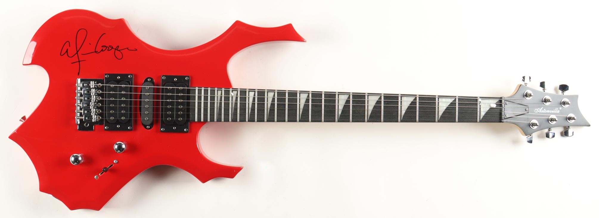 Alice Cooper Autographed Full-Size Electric Guitar | Beckett Certified Signature | Rock & Roll Hall of Famer