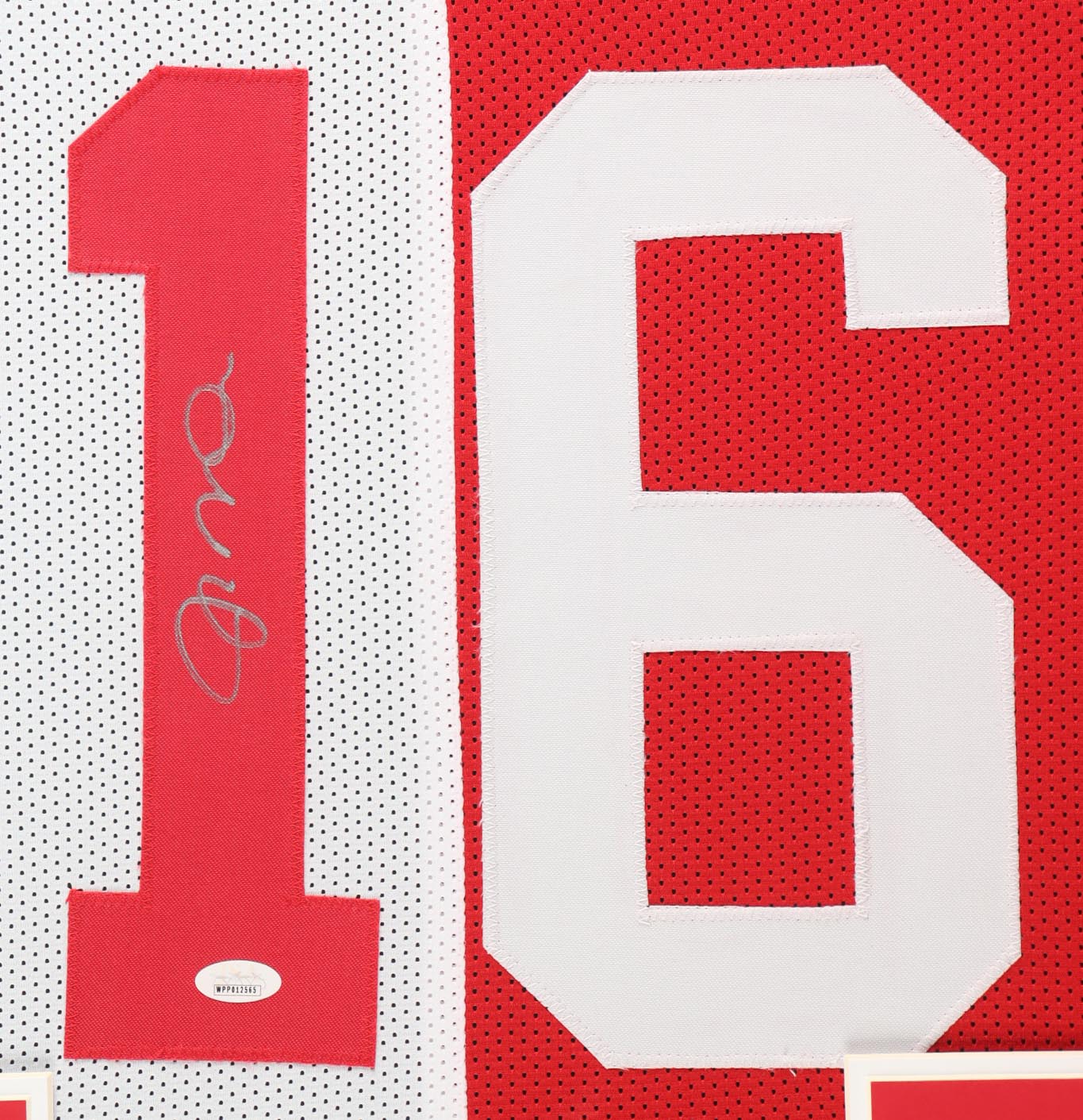 Authentic Joe Montana Autographed Custom Framed Jersey Display JSA COA
