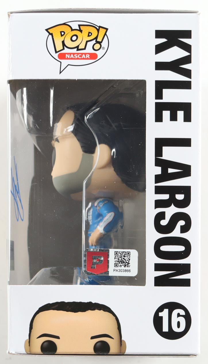 Kyle Larson Autographed NASCAR Funko Pop #16 | PA Certified Signature | Racing Memorabilia