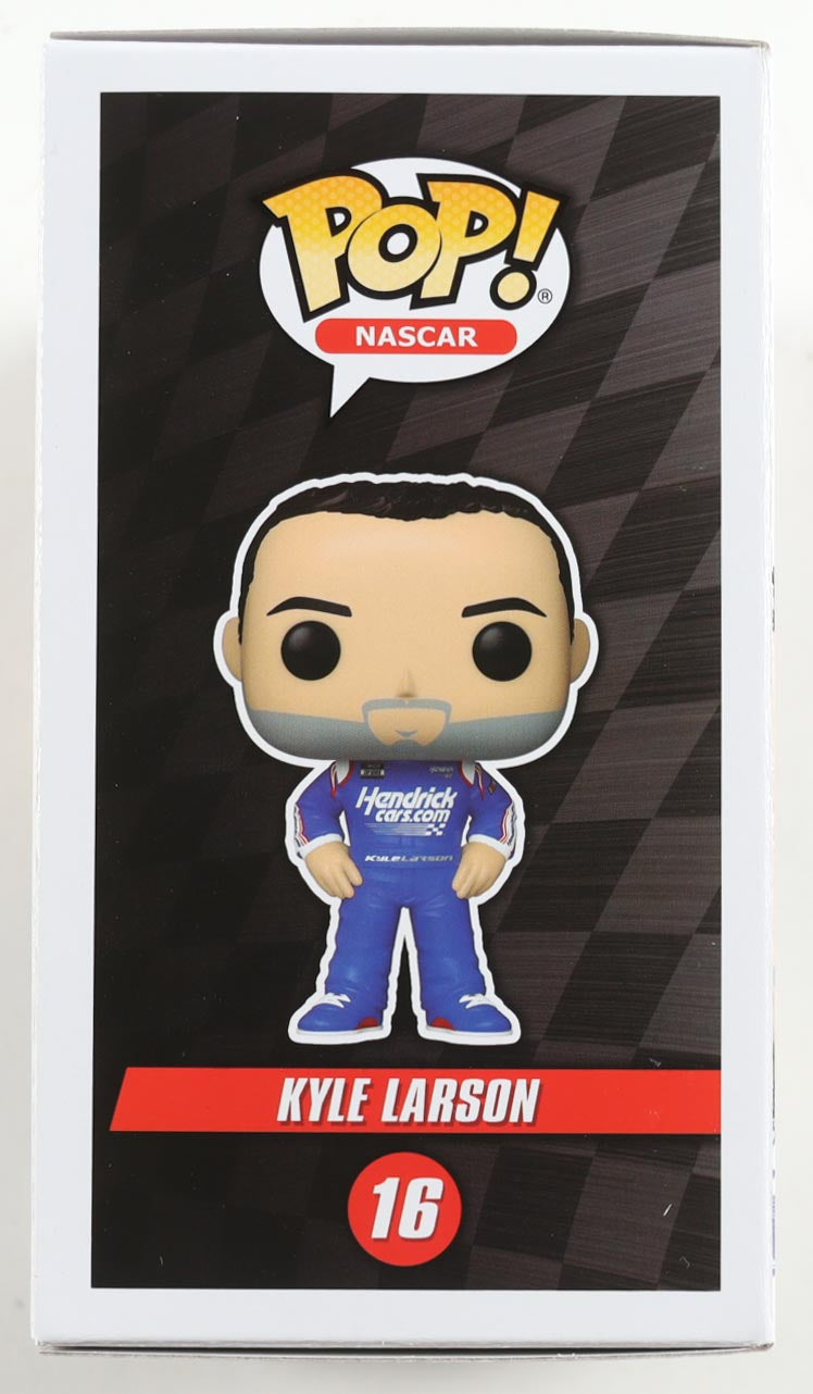 Kyle Larson Autographed NASCAR Funko Pop #16 | PA Certified Signature | Racing Memorabilia
