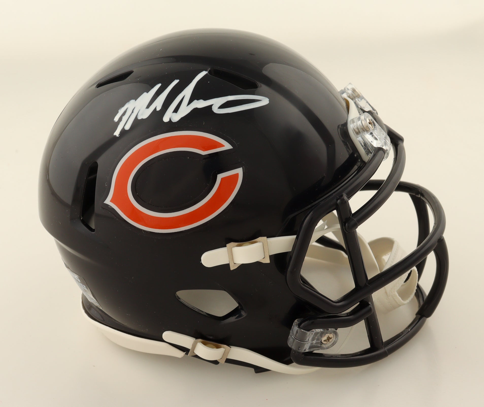 Mike Singletary Signed Bears Speed Mini Helmet