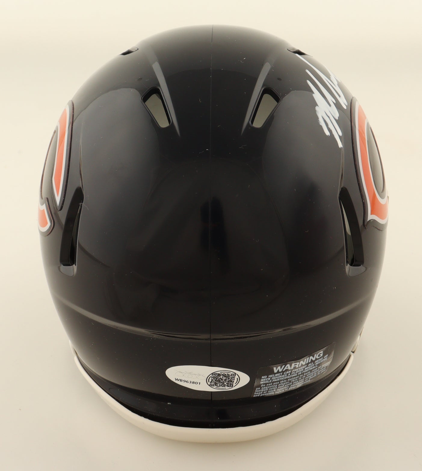 Mike Singletary Signed Bears Speed Mini Helmet