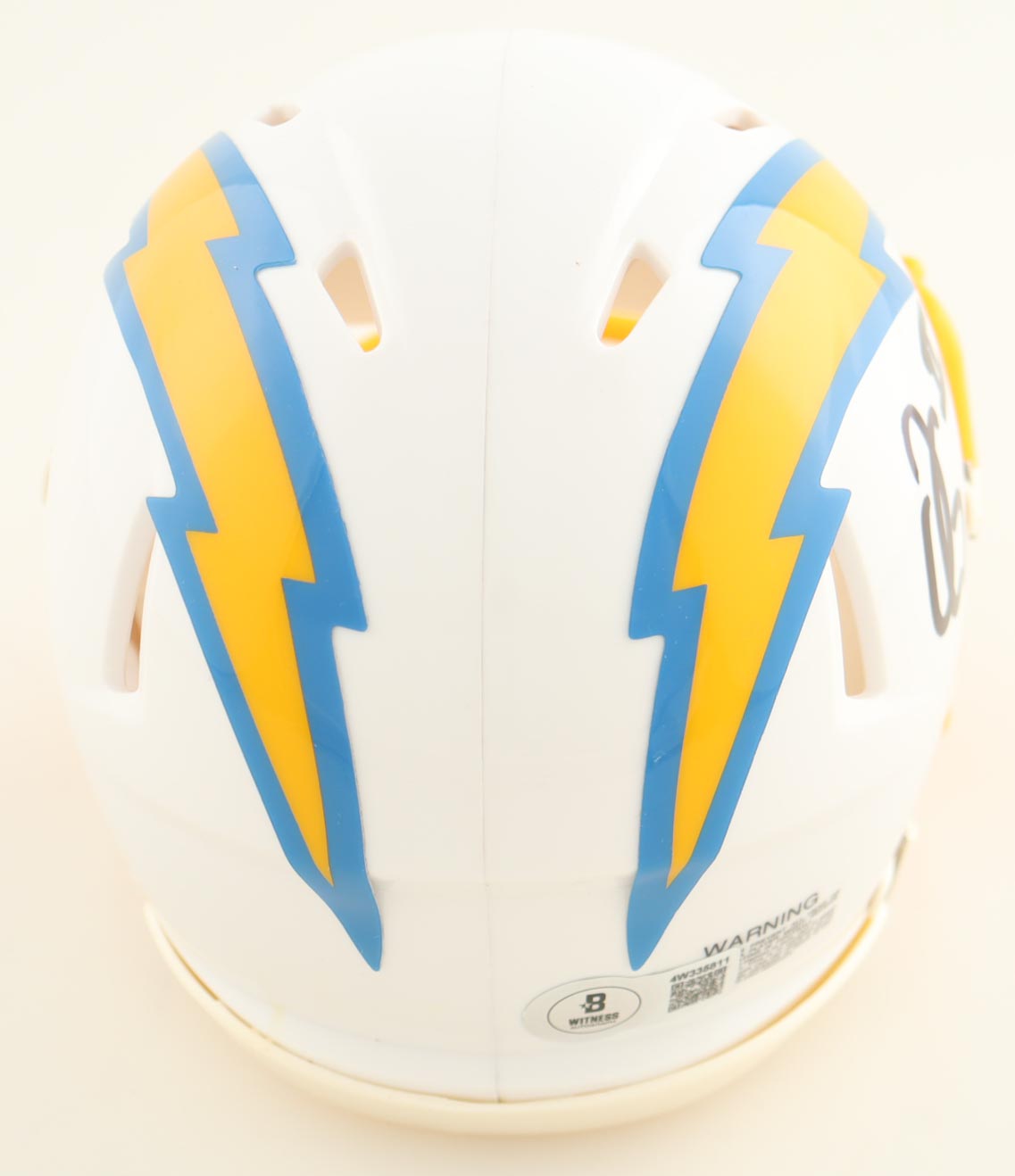 Oronde Gadsden Autographed Los Angeles Chargers Speed Mini Helmet | Beckett Certified Signature | NFL Memorabilia