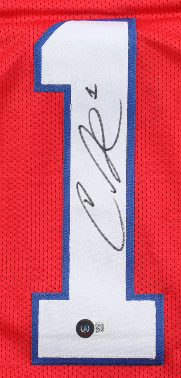 Curtis Samuel Autographed Buffalo Bills Football Jersey | Beckett Certified Signature | NFL Memorabilia