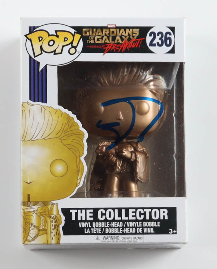 Benicio del Toro Autographed The Collector Funko Pop #236 | Guardians of the Galaxy Mission: Breakout | ACOA Certified