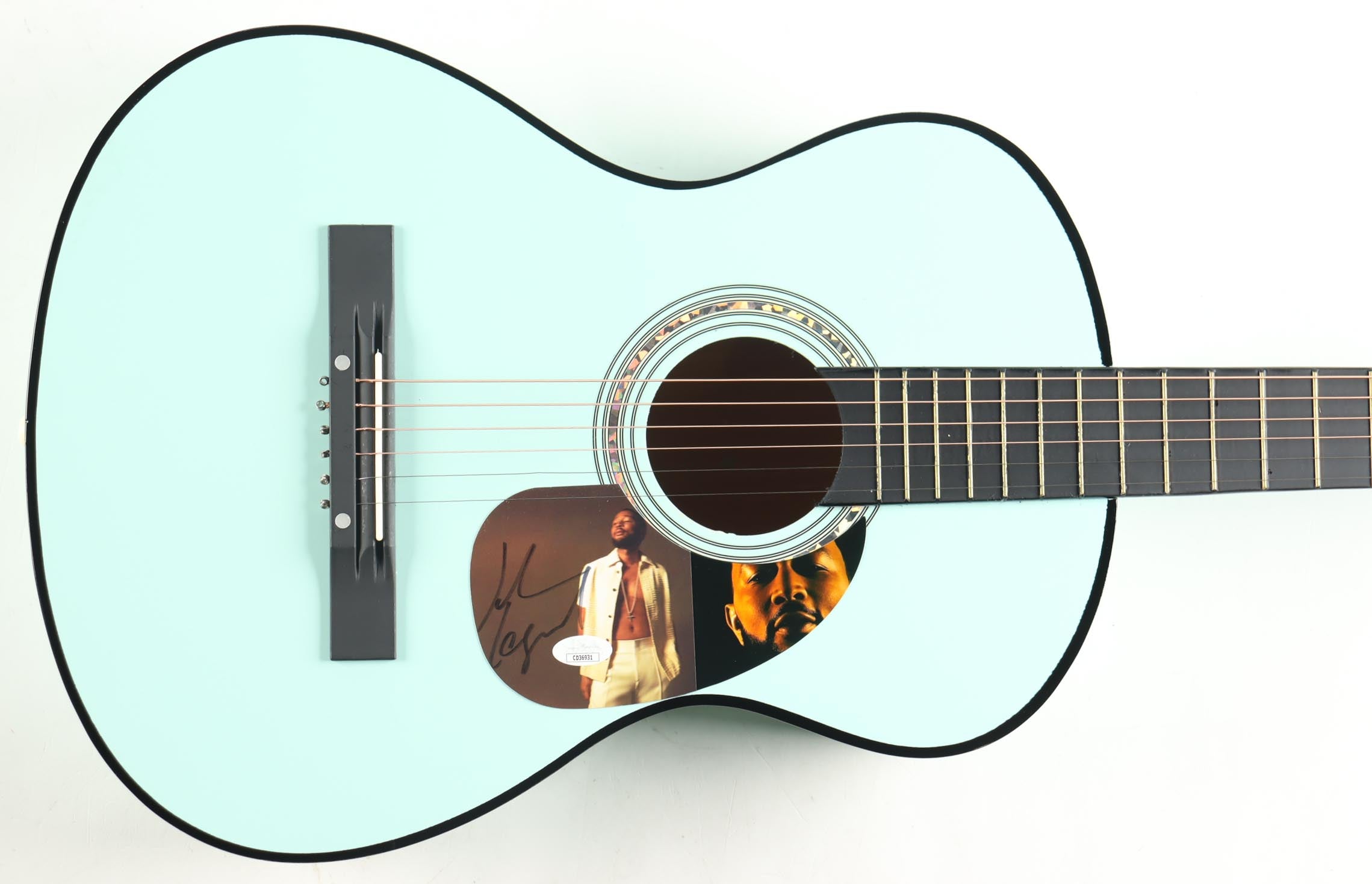 John Legend Autographed Guitar w/ Signed Custom Insert Pickguard | JSA Certified | Music Memorabilia