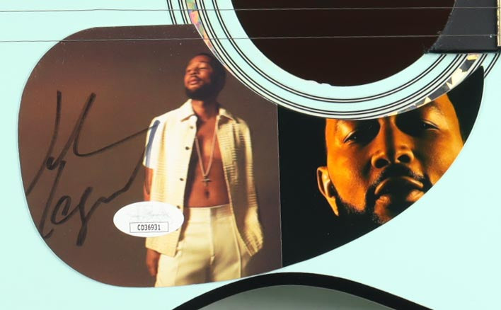 John Legend Autographed Guitar w/ Signed Custom Insert Pickguard | JSA Certified | Music Memorabilia