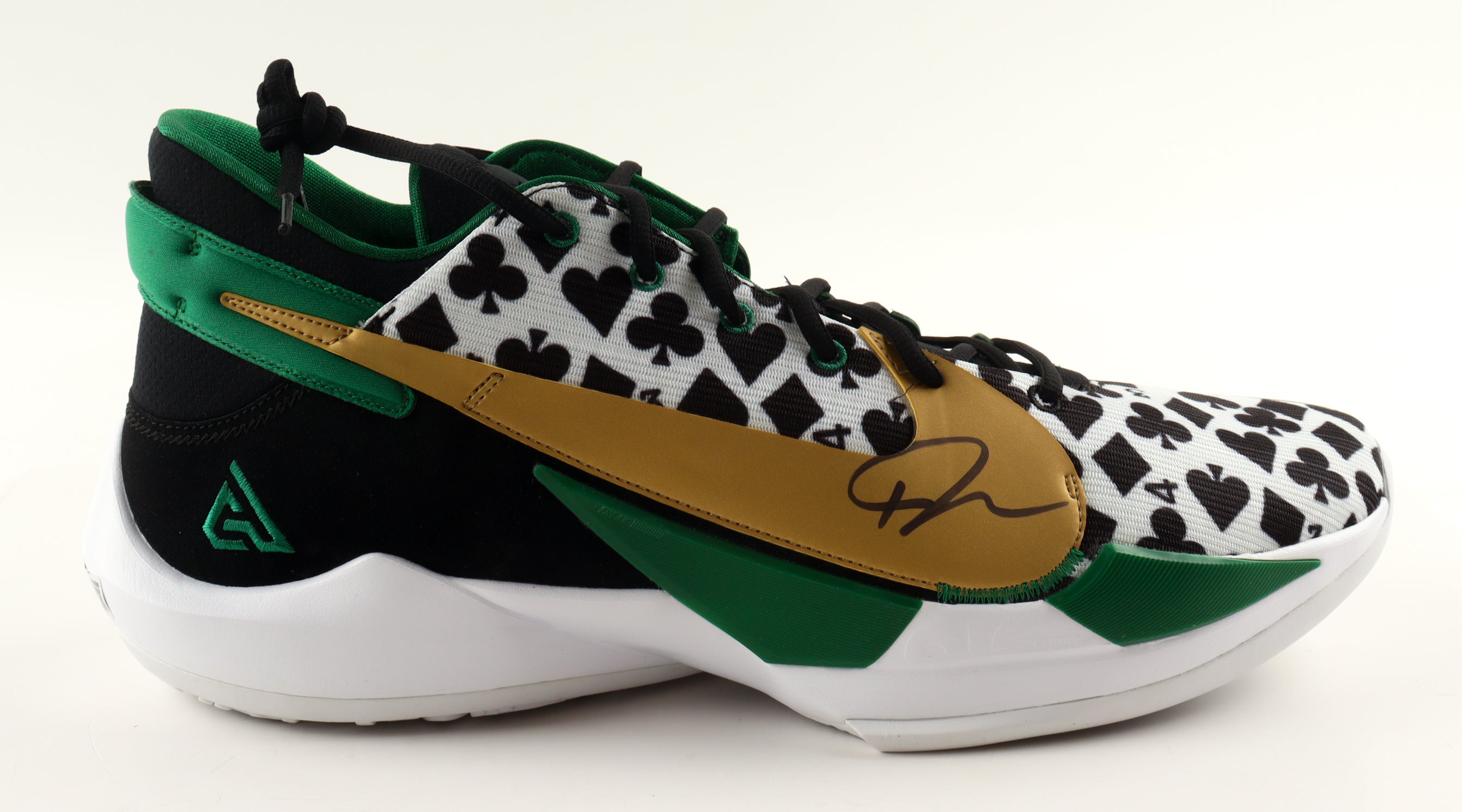Giannis Antetokounmpo Autographed Player Edition Basketball Shoe | Beckett Certified Signature | NBA MVP Memorabilia