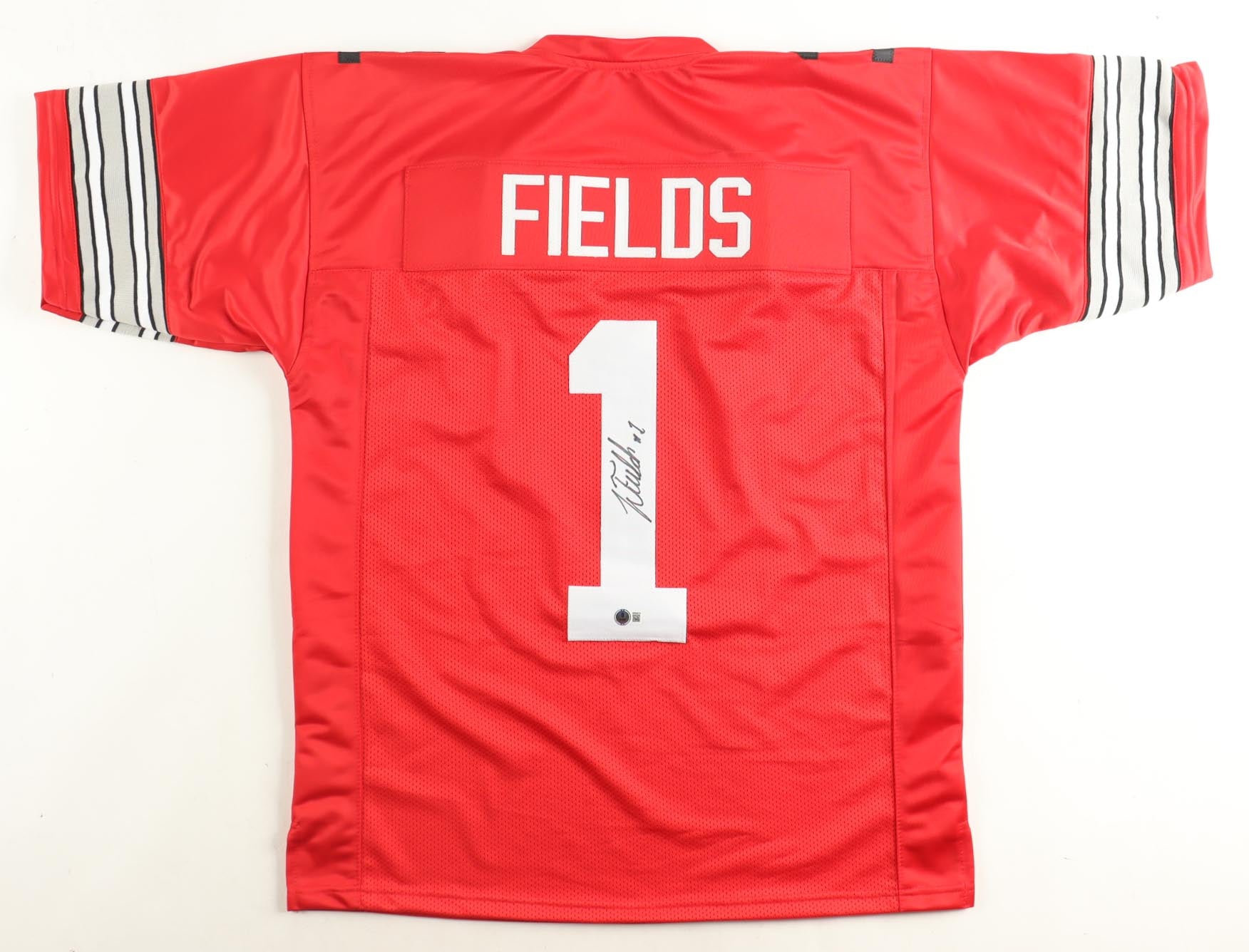 Justin Fields Signed Jersey OSU