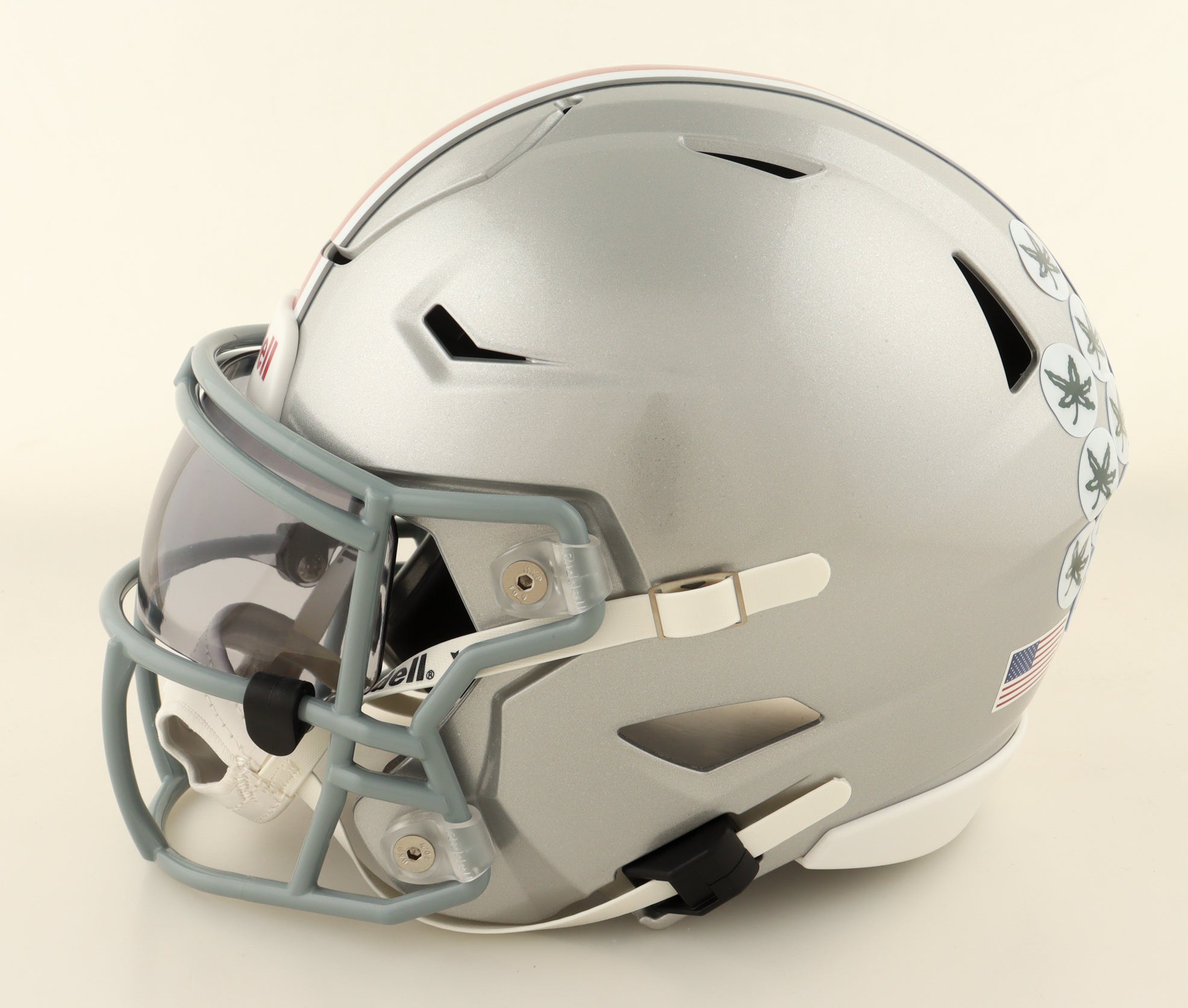 Justin Fields Signed Ohio State Buckeyes Mid-Size SpeedFlex Helmet With Visor