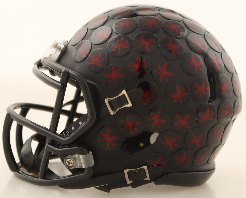 Justin Fields Signed Ohio State Buckeyes Speed Mini Helmet